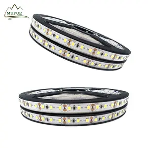 SMD2835 120leds超薄型3mm12V剛性LEDストリップRGB色変更カット可能な装飾照明自動ルースLEDストリップ