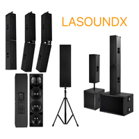 LA SOUNDX NXL 44-A MK2 Altavoz de Columna Activo de Dos Vías, Sistema de Sonido Profesional