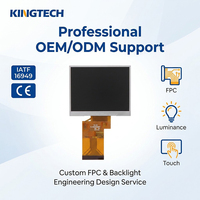 Kingtech OEM/ODM Extérieur Industriel Large Plage de Température -30°C ℃   ~ +80 ℃   Module d'affichage TFT 3,5'' 320x240 pour machines de construction