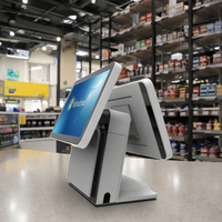 Windows Met Twee Schermen 10 Multi-In-One Pos Voor Groenten En Fruit Touchscreen Kassa Voor Efficiënt Beheer