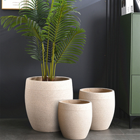 Grands pots de plantes Vente directe d'usine Grands pots de fleurs Jardinières Intérieur Extérieur Décoration intérieure Pots de jardin en fibre d'argile
