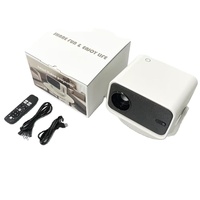 Projecteur intelligent LCD 1080p Pico 500 ANSI Lumens, Home Cinéma portable, projecteur 4K Android intelligent Wifi