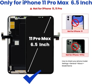 Repuesto de <span class=keywords><strong>Pantalla</strong></span> Xin rui da para <span class=keywords><strong>11</strong></span> Pro Max, Digitalizador LCD 3D Touch, Reparación Completa, Protector de Vidrio Templado Impermeable - Product Image 2