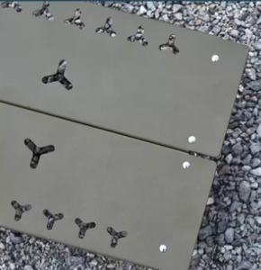 <span class=keywords><strong>Mesa</strong></span> de Camping <span class=keywords><strong>Plegable</strong></span>, Portátil y Ligera de Aluminio y Hierro para Exteriores, <span class=keywords><strong>Cocina</strong></span>, Picnic, Duradera y Ecológica - Product Image 2