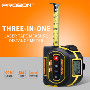 New Multifunctional 3 in 1 60m Laser Rangefinder Laser Digital <strong>Measure</strong> <strong>Tape</strong> <strong>Tape</strong> <strong>Measure</strong> <strong>with</strong> <strong>LED</strong> <strong>Light</strong> <strong>and</strong> Magnet - Product Image 4