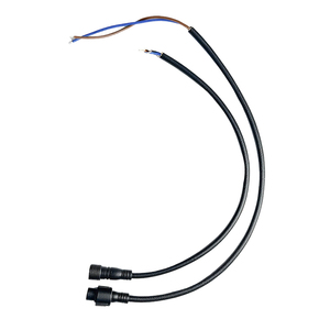 Cabo de Iluminação Personalizado M12 de Baixa Frequência, Condutor de Cobre Puro, Classificação IP20, Equipamento de Automação Elétrica, Conector Macho/Fêmea - Product Image 2