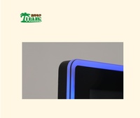 23.8Inch 60Hz IPS LCD Capacitive Touch Gaming Monitor 1920x1080 DVI Interface LED Bar Surround Screen for Arcade Game Cabinet