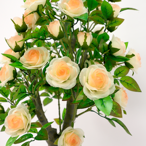 Plastic <b>Artificial</b> Rose <b>Tree</b> Eco-Friendly UV Resistant Faux Floral Decor for Wedding Halloween Graduation Commercial Spaces - Product Image 6