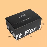 Boîtes en carton ondulé personnalisées, réutilisables, écologiques, à fermeture éclair, pour l'expédition et l'emballage