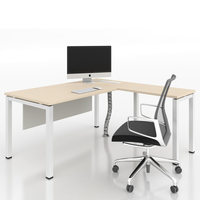 Fornitore della cina in legno solido materiale verde in metallo struttura da tavolo ufficio tavolo Manager/ceo/capo/supervisore scrivania del Computer