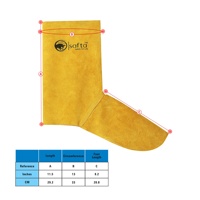 Couvre-chaussures de soudage en cuir pour soudeurs, combinaisons ignifuges, protection des pieds, anti-coupure, anti-chaleur, résistance à la chaleur 100-150°C