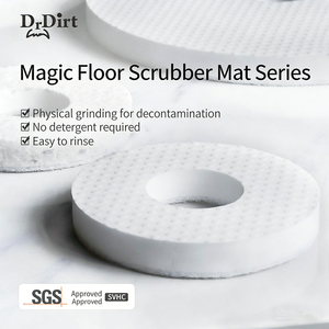 Color White Melamine Magic Eraser <b>Floor</b> Scrubber Pads for Industrial Low Speed Single Disc <b>Floor</b> <b>Cleaning</b> Polishing <b>Machine</b> - Product Image 2