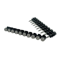 Clous en acier personnalisés pour pistolet à béton BX3 - Grade industriel, tête plate, pointe aiguë, galvanisation mécanique, tige lisse