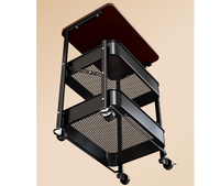 Étagère de rangement pliable amovible pour ordinateurs, iPad, collations, dossiers, étagère de rangement multifonctionnelle