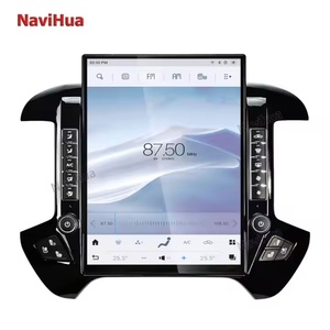 NaviHua Android 15.6 Inch Car Radio Multimedia Carplay Stereo GPS Navigation for GMC Sierra Chevrolet Silverado 2014-2018 - Product Image 4