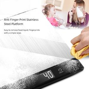 새로운 스마트 블루 치아 영양 저울 재치 종류 식품 데이터 디지털 5kg 다기능 식품 계량 주방 저울 - Product Image 5