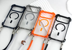 Funda magnética naranja con correa cruzada para iPhone 17 Pro Max, superventas - Product Image 5