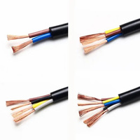 PVC isoliertes flexibles 2/3/4/5 Kern-RVV-Leiterglaskabel Strang-Mehrkernkabel 0,75 mm2/1,5 mm2/2,5 mm2/4 mm2 Haushaltskabel