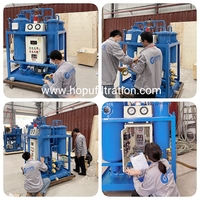 Nouveau purificateur d'huile de type Hopu pour liquide de refroidissement de compresseur à turbine avec capteur de détection de déversement d'huile intégré, capacité 600L/H, garantie 5 ans