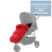 Sac de couchage double fermeture éclair pour bébé nouveau-né, sac de couchage d'hiver, couverture de poussette d'hiver