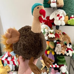 Peluche de Pavo Británico <span class=keywords><strong>Leo</strong></span>, Tela de Peluche Súper Suave, Relleno de Algodón PP, Tamaño 20-30cm, Muñeco de Peluche Unisex, Regalo - Product Image 5