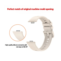 Bracelet de montre intelligent en silicone blanc et rose réglable pour Huawei Watch Fit 3 5 Fit4, respirant, doux, bracelet de sport