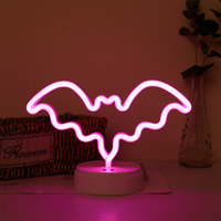 Enseignes au néon LED à piles ou alimenté par USB, en acrylique, pour chambre à coucher, chambre d'enfants, salon, Bar, fête de noël