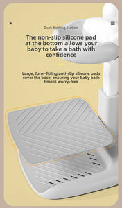 Support de Bain Pliable et Réglable pour Bébé et Tout-Petit - Antidérapant, Portable, pour le Lavage des Fesses, Libère les Mains de la Mère - Product Image 5