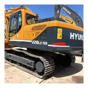 Salute condizione corea originale crawler 22 ton usato ingegneria macchine edili hyundai 220 lc 9s a Shanghai