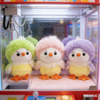 Boneka Ayam Super Lembut Lucu, Mainan Boneka Tidur, Hadiah Pereda Stres, Mainan Hewan Isi Dakron 8 inci untuk Anak-anak