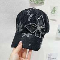 Casquette de baseball en jean délavé rétro très tendance pour femme – Respirante et imperméable, idéale pour toutes les saisons et la protection solaire en extérieur
