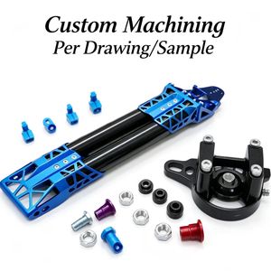 Anodized Black & Silver CNC Machined Wire EDM Aluminum Jet <b>Ski</b> Pole Parts - OEM/ODM for Marine Sports | Marine Accessories - Product Image 2