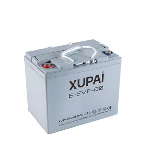 In Stock Rechargeable Sealed Lead Acid Deep Cycle 12V 80Ah Golf Cart Batteries Agm VRLA Battery