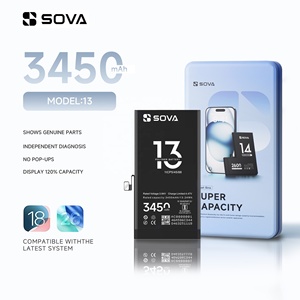 <span class=keywords><strong>Batería</strong></span> Original de Diagnóstico SOVA OEM para <span class=keywords><strong>iPhone</strong></span> <span class=keywords><strong>13</strong></span>, 100% Salud, Nueva y Mejorada - Product Image 1