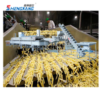 SK ligne complète chips de pommes de terre entièrement automatique haute productivité en acier inoxydable ligne de traitement pour fruits légumes noix nouveau