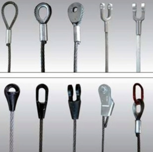 Équipement de gymnastique Pièces de bricolage 5mm 6mm Crochet de câble en acier Borne de connecteur de câble fixe pour câble métallique de gymnastique - Product Image 3