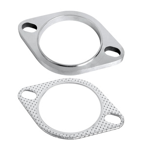 Kit de raccord de collecteur d'échappement universel de <span class=keywords><strong>3</strong></span> pouces pour tuyau de 76 mm de diamètre extérieur, bride en acier inoxydable à <span class=keywords><strong>2</strong></span> boulons avec joint, boulon d'échappement et ressort - Product Image 5