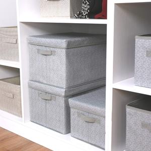 Caja de almacenamiento plegable ropa hogar recopilación personalizado caja tejido cajas de almacenamiento - Product Image 4