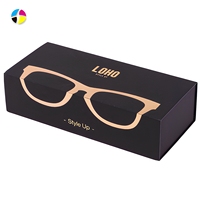 Boîte à lunettes en carton rigide mat de luxe avec impression personnalisée pour magasin d'optique