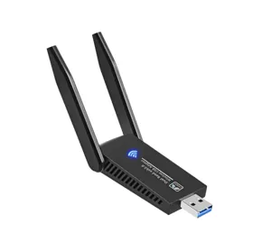 Adaptador sem fio WiFi USB 3.0 1300mbps Placa de rede sem fio WiFi para Laptop