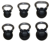 Ensemble de Kettlebells et d'Haltères en Caoutchouc de Haute Qualité BFT 10-28 kg Utilisation Commerciale Poids Libre Accessoires de Gym