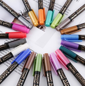 Bview Art 12 Set Metallic Soft and Hard Head Calligraphy & <span class=keywords><strong>Graffiti</strong></span> Painting Pen DIY Craft Painting Pen - Product Image 6