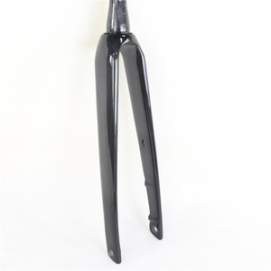 700C Disc Voll carbon <span class=keywords><strong>Biike</strong></span> Gabel Straßen scheiben gabel Max Reifen 32C Flach montage 140mm in Voll carbon Rennrad gabel - Product Image 4