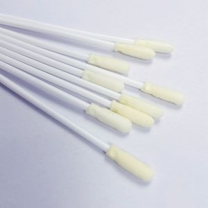 Tampone applicatore a punta in schiuma lungo 8cm manico in plastica solida macchina tampone pulito - Product Image 2