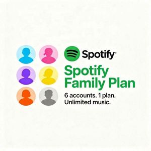 แผนการรายปี การเติมเงินแบบรายบุคคล บริการเพลงพรีเมียมของ <span class=keywords><strong>Spotify</strong></span> ที่เสถียร การเชิญกลุ่มครอบครัว หุ้น - Product Image 5