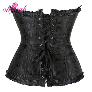 Corsets et bustiers sexy en latex pour femmes grandes tailles, taille 5XL, lingerie blanche respirante, décoration à nœud, approvisionnement ODM - Product Image 6