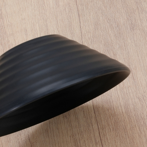 MS059 Không Thể Phá Vỡ Melamine Bát Hot Bán Đen Nhựa Bữa Ăn Tối Tấm Tùy Chỉnh Nhật Bản Hình Dạng Cho Các Bên Matte - Product Image 2