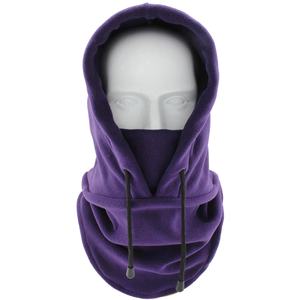 Masque de ski tricoté <span class=keywords><strong>en</strong></span> <span class=keywords><strong>polaire</strong></span> pour hommes et femmes pas cher cagoule <span class=keywords><strong>Snood</strong></span> avec ficelle réglable - Product Image 4