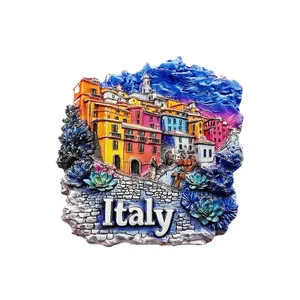 Magnete 3D in Resina delle Cinque Terre e Firenze, Souvenir Turistico Italiano, Regalo Decorativo Artigianale e da Collezione - Product Image 5