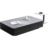 Meuble TV de salon moderne et minimaliste en gros, meuble TV de luxe extensible en bois, console de rangement multimédia, meuble TV avec armoire